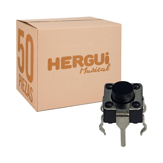 PAQ. 50 PZAS DE MICROSWITCH TOUCH CORTO 5 PATAS F14  RADOX   835-727(50)