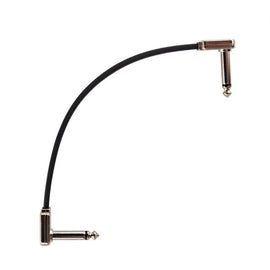 CABLE DE PLUG 6.3mm MACHO/MACHO DE PARCHEO ERNIE BALL 0.1524 MTS., NEGRO (ANGULADO/ANGULADO)  6226 - Hergui Musical