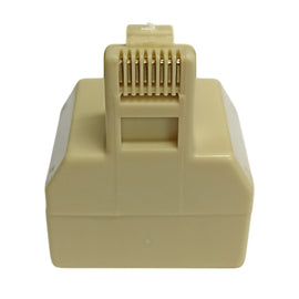 ADAPTADOR TELEFÓNICO TIPO "Y" 2 JACKS A 1 PLUG DE 8 HILOS  RADOX   863-268 - Hergui Musical