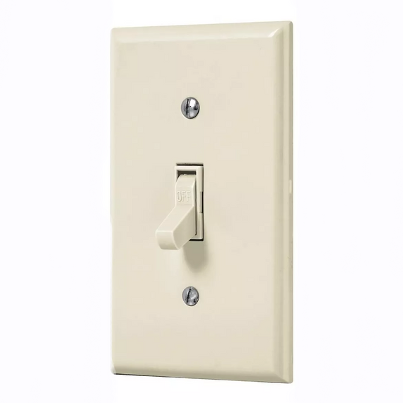 PLACA ARMADA INTERRUPTOR SENCILLO LINEA STANDARD MARFIL    VOLTECK    PA-APSE-S