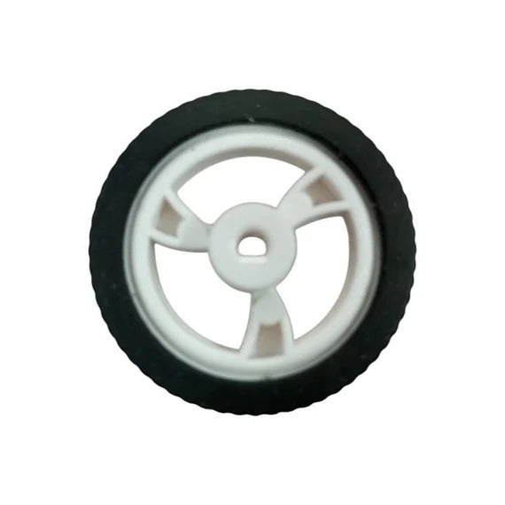 Rueda de plastico para eje 2.4mm a 3mm  RADOX   870-014 - Hergui Musical