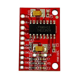 AMPLIFICADOR DE AUDIO CLASE D PAM8403   RADOX   870-350 - Hergui Musical