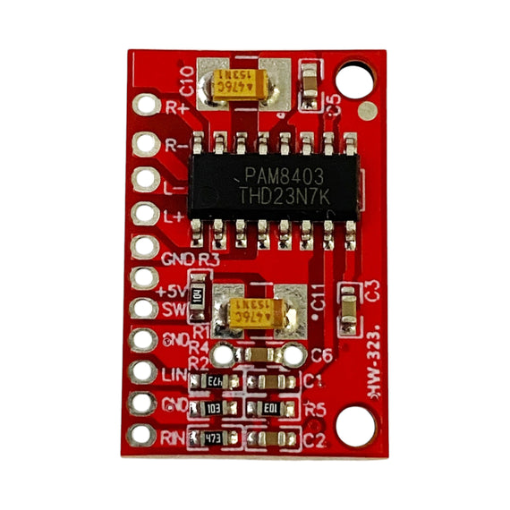 AMPLIFICADOR DE AUDIO CLASE D PAM8403   RADOX   870-350 - Hergui Musical