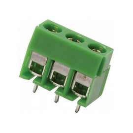 Terminal para circuito impreso 3 pines con tornillo  RADOX   870-372 - Hergui Musical