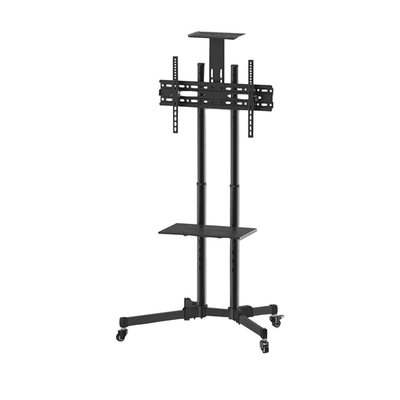 Soporte de Piso, Móvil, para Pantalla BROBOTIX 963050, 50 kg, Acero laminado en frío, 32 pulgadas, 70 pulgadas, Pantallas  ACCRBT6960 - Hergui Musical