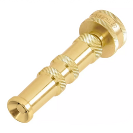Chiflón 4" de latón maquinado para manguera, truper  CHMA-4 - Hergui Musical