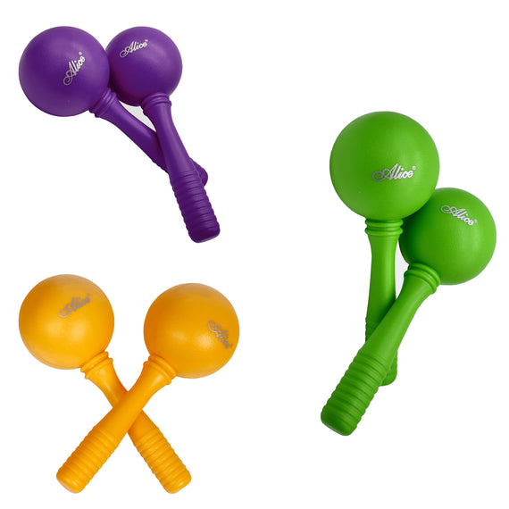 MARACAS ROUND HEAD MARCA ALICE MODELO A045M - Hergui Musical
