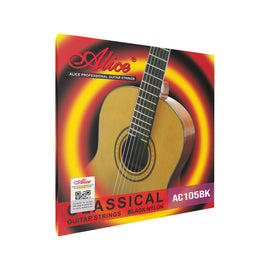 JGO DE CUERDAS NYLON NGO/BRONCE ALICE A105BK-H        A105BK-H - Hergui Musical