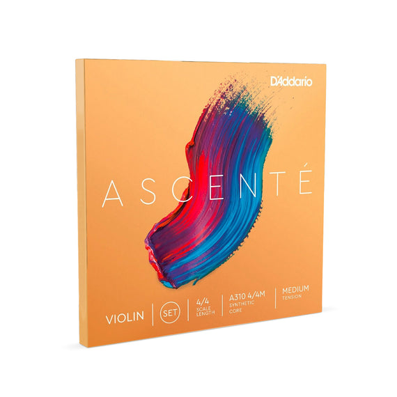 JUEGO DE CUERDAS PARA VIOLIN 4/4 DADDARIO ASCENTE   A310-4/4M - Hergui Musical
