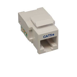 JACK RJ45 KEYSTONE COLOR BLANCO P/ MONTAJE CAT5   KAPTON    AC-251WH - Hergui Musical