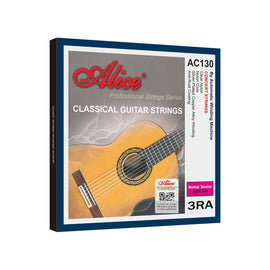 CUERDA SUELTA 3ra. DE NYLON PARA GUITARRA ACUSTICA TRANSPARENTE  ALICE  AC130-N-3 - Hergui Musical