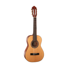 GUITARRA CLASICA CORT NATURAL MATE CON FUNDA  AC50-OP - Hergui Musical