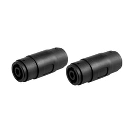 PAQ. 2 PZAS. DE UNION HEMBRA-HEMBRA DE PLUG SPEAKON 4 POLOS  HARDEN  AD-344(2) - Hergui Musical