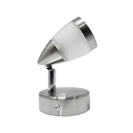 CANOPE DIRIGIBLE SOBREPONER SATIN Y VIDRIO BASE GU10  ARTLITE   ADE-009 - Hergui Musical