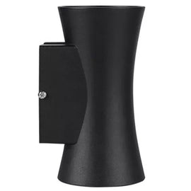 LUMINARIA LED PARED CILINDRO CÓNCAVO NEGRO MATE  ARTLITE  ADE-032 - Hergui Musical