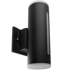 LUMINARIA LED PARED CILINDRO DOBLE Y LINEAL FRONTAL  ARTLITE  ADE-023 - Hergui Musical