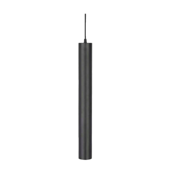 DECORATIVO COLGANTE CILINDRO LARGO ALUMINIO NEGRO  ARTLITE  ADE-614 - Hergui Musical