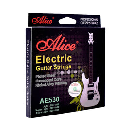 JGO DE CUERDAS ELECTRICA .08 (Super light)  ALICE AE530-XL - Hergui Musical