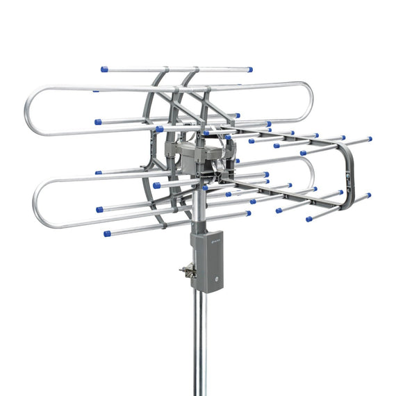 ANTENA PARA TV GIRATORIA 360 A CONTROL REMOTO  VOLTECK   ANGI-360 - Hergui Musical