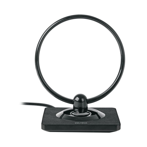 Antena interior para TV HD, tipo aro, 30 dB,   VOLTECK   ANIN-28 - Hergui Musical