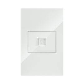 PLACA CONTACTO TELEFONICO PC BLANCO CORTE RECTO 75X118MM    ARTLITE    APL-208 - Hergui Musical