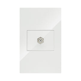 PLACA CONTACTO TELEVISION PC BLANCO CORTE RECTO 75X118MM     ARTLITE    APL-210 - Hergui Musical