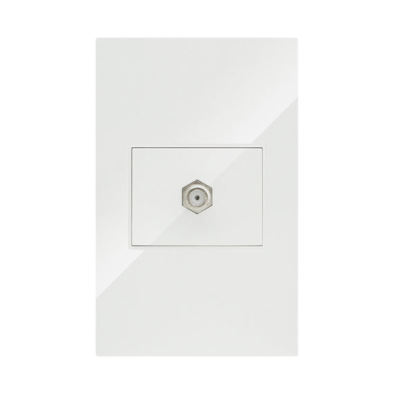 PLACA CONTACTO TELEVISION PC BLANCO CORTE RECTO 75X118MM     ARTLITE    APL-210 - Hergui Musical