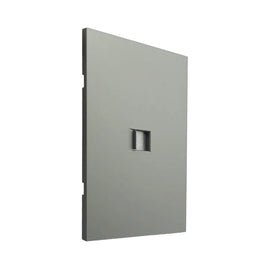 PLACA LUXURY CONTACTO TELEFÓNICO, GRIS OXFORD, 74X112MM SKIN FEEL  ARTLITE   APL-408 - Hergui Musical