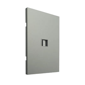 PLACA LUXURY CONTACTO RED LAN TIPO RJ45 CAT5 GRIS OXFORD 74X112MM SKIN FEEL  ARTLITE   APL-409 - Hergui Musical