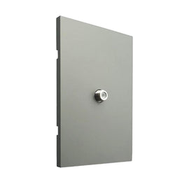 PLACA LUXURY CONTACTO TELEVISIÓN GRIS OXFORD 74X112MM SKIN FEEL  ARTLITE   APL-410 - Hergui Musical