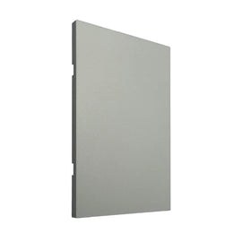 PLACA LUXURY TAPA CIEGA GRIS OXFORD 74X112MM SKIN FEEL  ARTLITE   APL-412 - Hergui Musical
