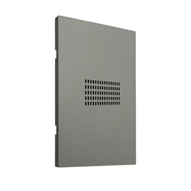 PLACA LUXURY ZUMBADOR PLÁSTICO ABS GRIS OXFORD 77X124MM  ARTLITE   APL-414 - Hergui Musical