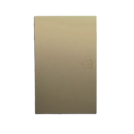 PLACA LUXURY CONTACTO TIMBRE COLOR ORO 74X112MM SKIN FEEL  ARTLITE   APL-513 - Hergui Musical