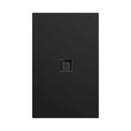 PLACA NEGRO MATE LUXURY CONTACTO TELEFÓNICO PLÁSTICO ABS 74X117MM SKIN FEEL  ARTLITE  APL-608 - Hergui Musical