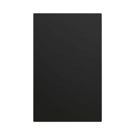 PLACA NEGRO MATE LUXURY TAPA CIEGA PLÁSTICO ABS 74X117MM SKIN FEEL  ARTLITE   APL-612 - Hergui Musical