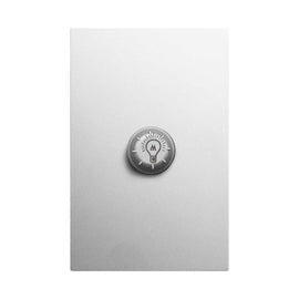 PLACA BLANCO MATE LUXURY CONTACTO ATENUADOR ILUMINACIÓN 100W 100-127VCA PLÁSTICO ABS 74X117MM SKIN FEEL   ARTLITE  APL-711 - Hergui Musical