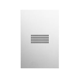 PLACA BLANCO MATE LUXURY ZUMBADOR PLÁSTICO ABS 74X117MM   ARTLITE   APL-714 - Hergui Musical