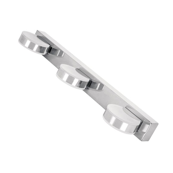 Luminario LED de pared para baño 10W 4000K, 3 spots,  VOLTECK   ARB-300L - Hergui Musical