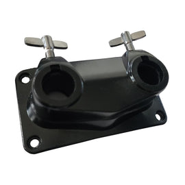 Placa color negra de base de soporte para Tom Holders  JENDRIX  TB2-BK - Hergui Musical