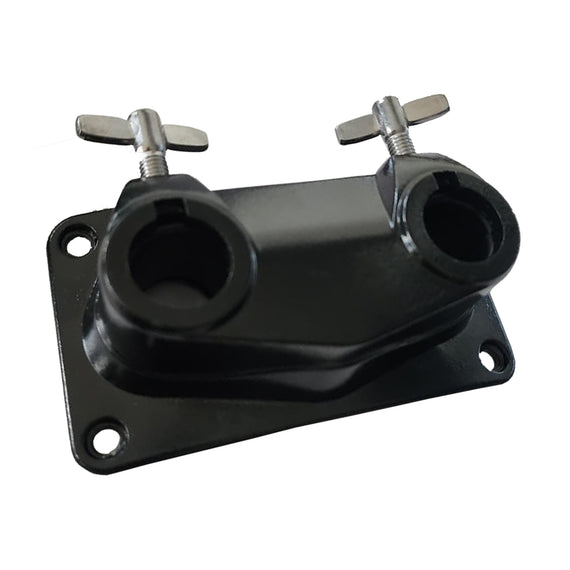 Placa color negra de base de soporte para Tom Holders  JENDRIX  TB2-BK - Hergui Musical