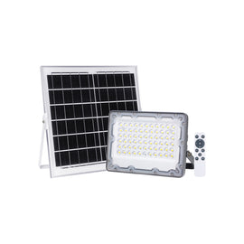 REFLECTOR LED SOLAR CON PANEL SOLAR MONTABLE, CONTROLADOR, SENSOR Y BATERIA RECARGABLE INCLUIDA. 1000LM BLANCO FRÍO 6500K  ARTLITE  ASL-001 - Hergui Musical