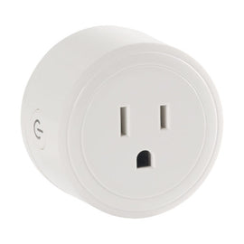 ENCHUFE SMART REDONDO BLANCO 90-260VCA WIFI BT  ARTLITE  ASM-002 - Hergui Musical