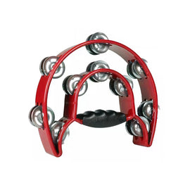 PANDERO DOBLE MEDIA LUNA ROJO, DOBLE ANILLO 90 GRADOS  ALICE   ATB002A/RE