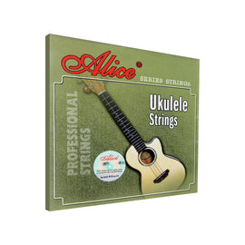 JGO. DE CUERDAS PARA UKELELE, SUPER LIGH, NYLON TRANSPARENTE  ALICE  AU041 - Hergui Musical