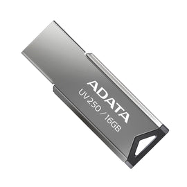 Memoria USB 2.0 ADATA AUV250-16G-RBK, Plata, 16 GB, USB tipo A  AUV250-16G-RBK - Hergui Musical