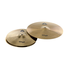 Juego de platillos Innovation, 1 x 16" Crash, 1 x Hi-Hat de 13", Aleación de cobre-acero  STAGG  AXA-SET - Hergui Musical