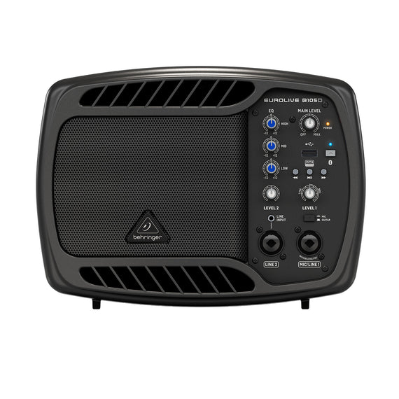 Altavoz multiusos de 50w, amplificador clase D, Equipado con un reproductor MP3 para memorias USB y conectividad Bluetooth  BEHRINGER  B105D - Hergui Musical
