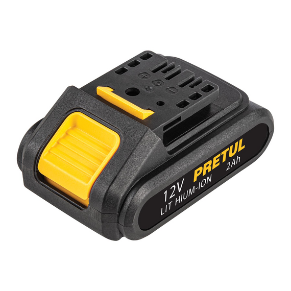 Batería ion litio, 12V, 2 Ah,    PRETUL   BAT-12P2 - Hergui Musical
