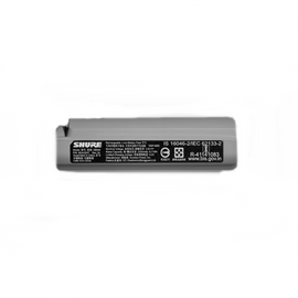 Batería recargable de iones de litio y con duración de uso de hasta 12 horas.  SHURE  SB904 - Hergui Musical