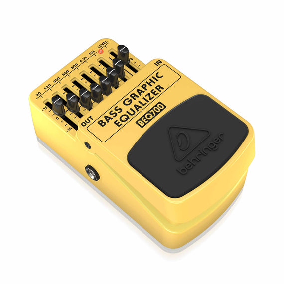 Pedal Bass Graphic Equalizer 7 Bandas para Bajo  Behringer  BEQ-700 - Hergui Musical